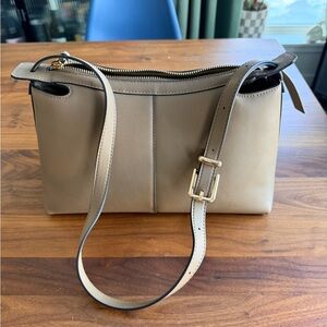 H&M Tan Faux Leather Shoulder Bag